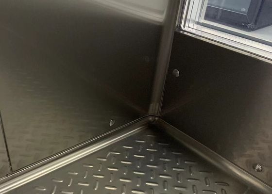 Réfrigérateur commercial de chambres froides, acier inoxydable ou aliments surgelés blancs d'entreposage au froid de matériaux de Colorbond, pièce de congélateur de cuisine