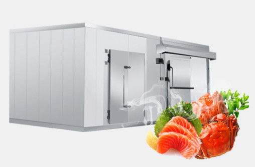 Froid des fruits de mer 42KG/M3 et pièce 1.5mm en acier d'entreposage au froid de fruit des salles 1.0mm de congélateur